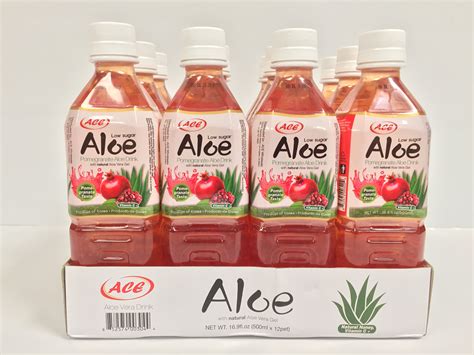 Ace Aloe Juice Pomegranate 12 Pack