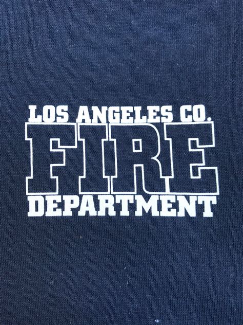 La Co Fire Department Youth Duty Shirt La Fire Shirt Guy