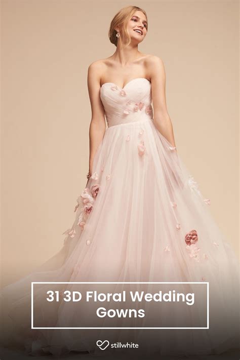 31 3d Floral Wedding Gowns Stillwhite Blog