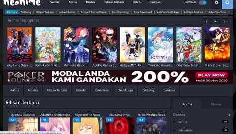 Situs Nonton Streaming Anime Gratis Subtitle Indonesia