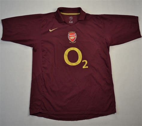 2005 06 Arsenal London Shirt Xl Football Soccer Premier League