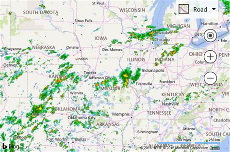 Animated Weather Radar Map Bing Maps Microsoft Learn