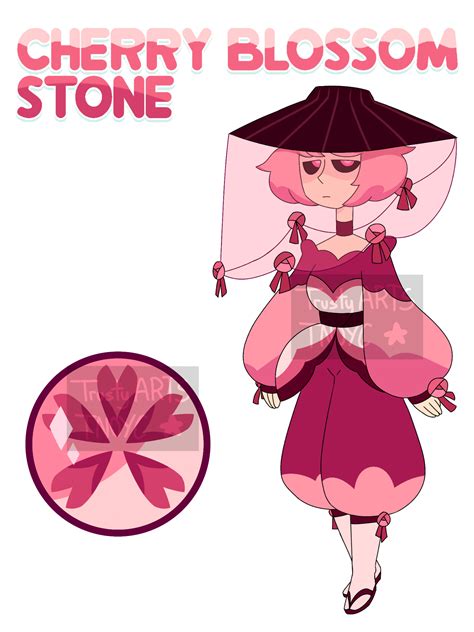 Gem Adopt / Cherry Blossom Stone OTA (closed) by TrustyArts on DeviantArt