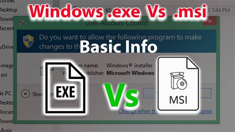 Exe Vs Msi Windows Exe மற்றும் Windows Msi Youtube