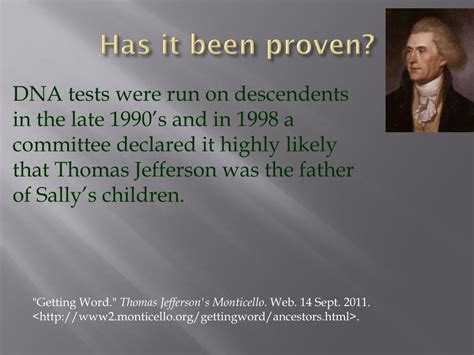 Ppt Thomas Jefferson And Sally Hemings Powerpoint Presentation Free