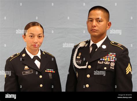 From the Guam Army National Guard: Spc. Nicole D. Cruz, left, and Sgt