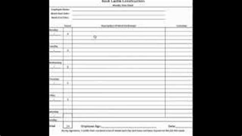 See total hours, total breaks and total absences. Free Construction Time Card Templates - YouTube