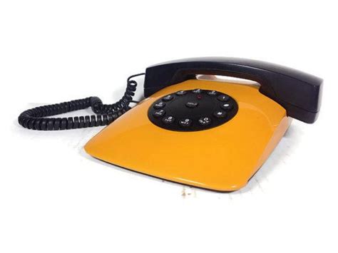 Vintage Push Button Phone Retro 1980s Design By Inuseagain Phone