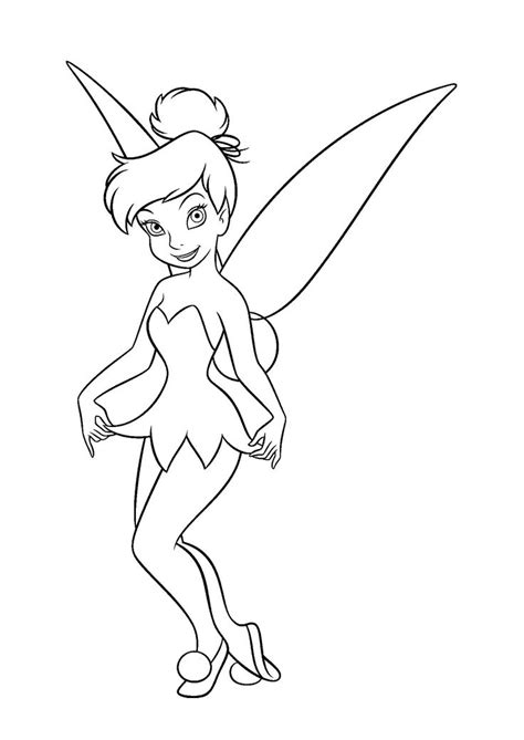 Tinkerbell Coloring Pages Tinkerbell Coloring Pages Fairy Coloring