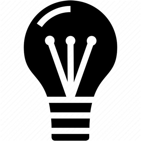 Brainstorming Creativity Education Glyph Idea Lamp Icon