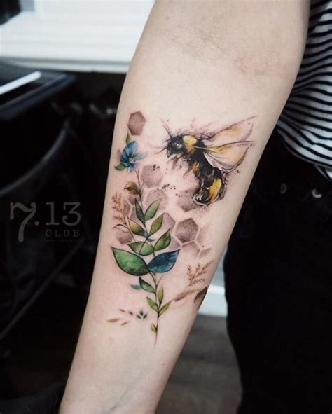 75 Cute Bee Tattoo Ideas Cuded In 2020 Bee Tattoo Honey Bee Tattoo