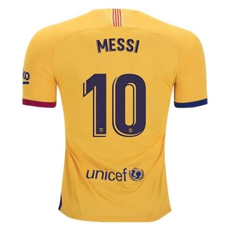 New 1920 Barcelona Authentic Lionel Messi Away Soccer Jersey In 2020