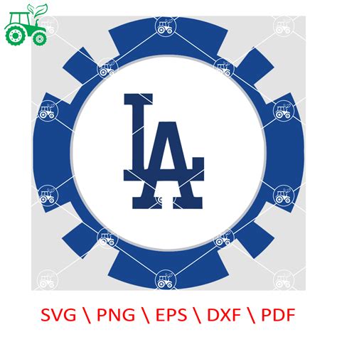 Los Angeles Dodgers Svg Sports Logo Svg Mlb Svg Baseball Inspire