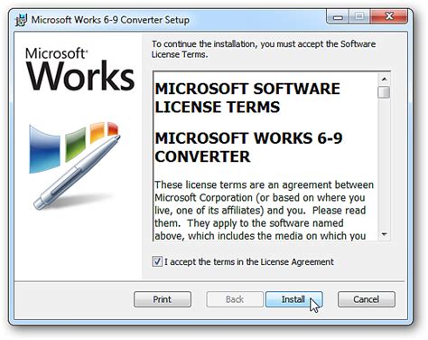 Microsoft Works 69 File Converter File Extensions