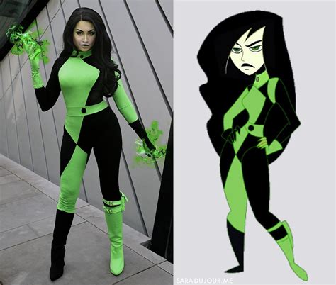 Shego Cosplay Side By Side Kim Possible Sara Du Jour Kim Possible
