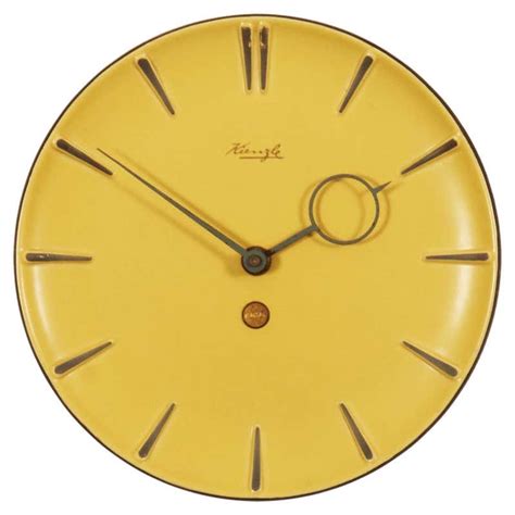 german ceramic clock 9 for sale on 1stdibs rolex wall clock junghans max bill max bill