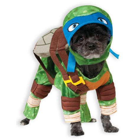 Teenage Mutant Ninja Turtle Dog Costume Leonardo Baxterboo
