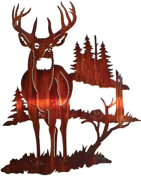Deer Metal Wall Art Hangings Hanging Bucks Wall Art Of Deer