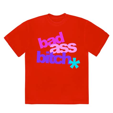 Bad Ass Bitch Red Tee Justin Bieber Shop