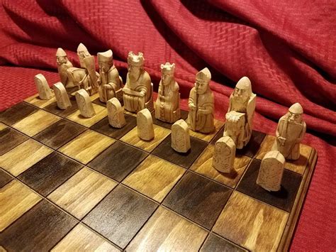 Isle Of Lewis Chess Set Full Size Hand Made Replicas Etsy Australia