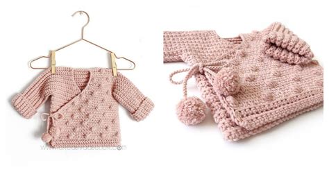 Thank you very much for sharing this pattern! Baby Kimono Sweater Free Crochet Pattern