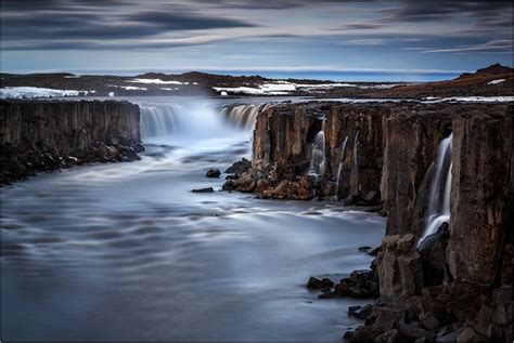 Long Exposure Of Selfoss Waterfalls Iceland Photorator