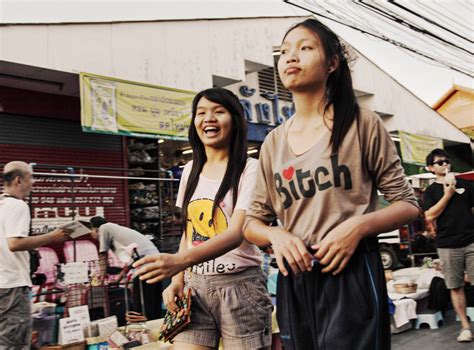 Thai Street Life Smile Bitch Photograph