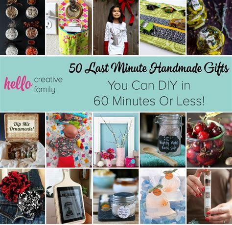 Today is mother's day whoo hoo! 50+ Last Minute Handmade Gifts You Can DIY in 60 Minutes ...