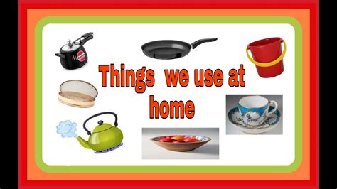 Things We Use At Home Std 3 Page No 2 Most Useful Things That We
