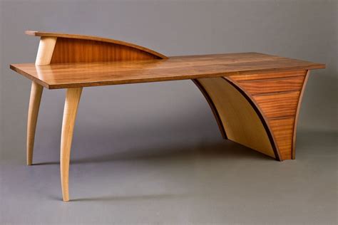 Custom Made Trimerous Desk By Seth Rolland Custom Furniture