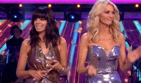 Strictlys Tess Daly And Claudia In ‘frock Horror As Fans Mock ‘tin Foil Final Outfits