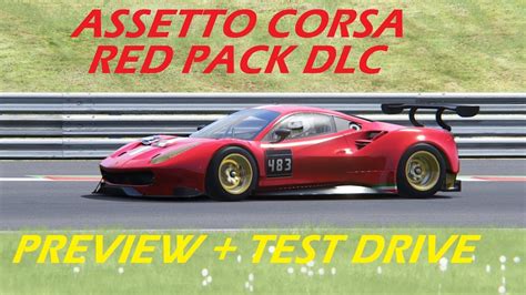 ASSETTO CORSA RED PACK DLC PREVIEW TEST DRIVE YouTube