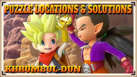 Dragon Quest Builders 2 All Puzzles Mini Medal Locations And Solutions Khrumbul Dun Youtube