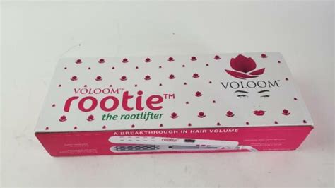 Voloom 0irr10 Rootie The Rootlifter 075 Inch Hair Iron White For