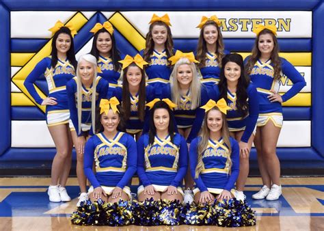 2018 19 Cheerleading Roster Eastern Oklahoma State College