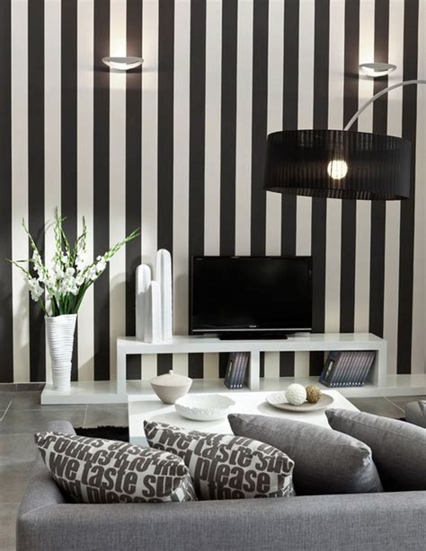 Bold And Beautiful Black And White Stripes In Every Room Striped