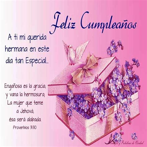 feliz cumpleaños hermana | Tarjetas de cumpleaños para hermana, Feliz