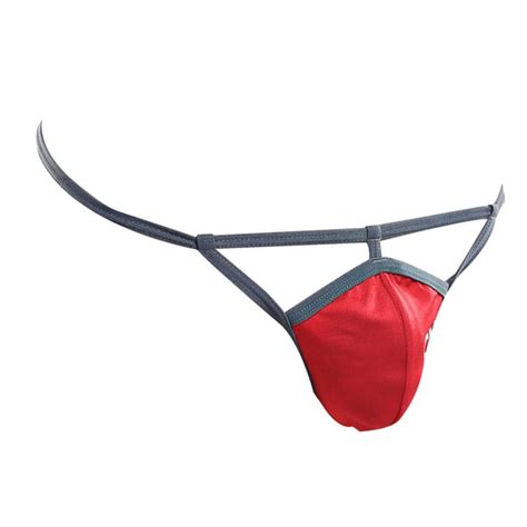Sexy Mens Micro G String Soft Pouch V Shaped String Low Waist Bikini