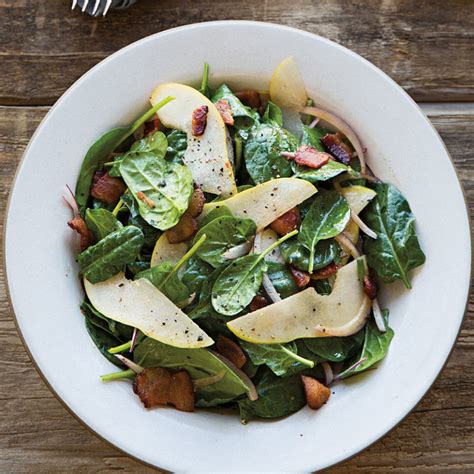 Spinach Pear And Bacon Salad Recipe Williams Sonoma Taste