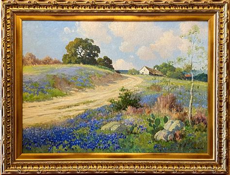 Robert Wood G Day Around The Bend Texas Hill Country Bluebonnet