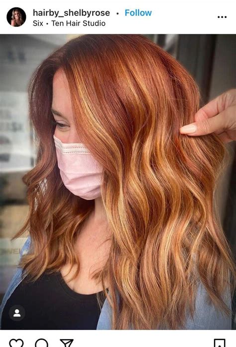 20 Hot Copper And Red Balayage Hair Color Ideas That Are On Fire I Spy Fabulous