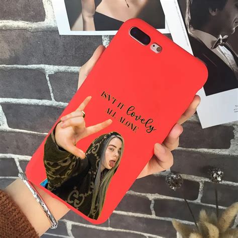 Billie Eilish Bury A Friend Soft Silicone Black Cover Phone Case For Iphone X Xr Xs Max 6 7 8