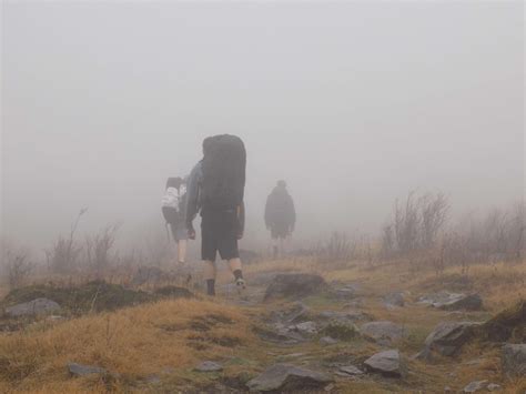 Picturesque hiking, no matter the weather. Me and my friends enjoying the fantastic Grayson highlands ...