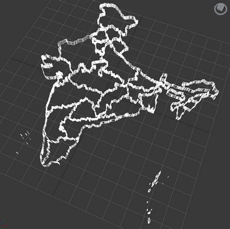 Map Of India 3d Model Cgtrader