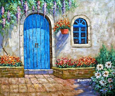 More interior door painting tips: Blue Door