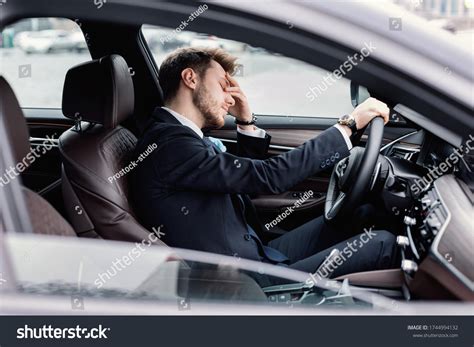 386 Traffic Jam Tired Man Car Images Stock Photos And Vectors Shutterstock