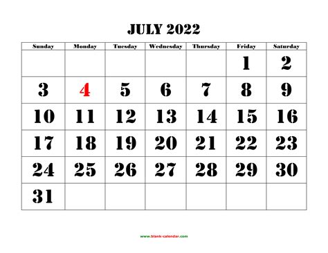 12 Blank July 2022 Calendar Printable Ideas Blank November 2022 Calendar