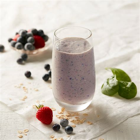 Berry Green Oat Smoothie Recipe Woolworths
