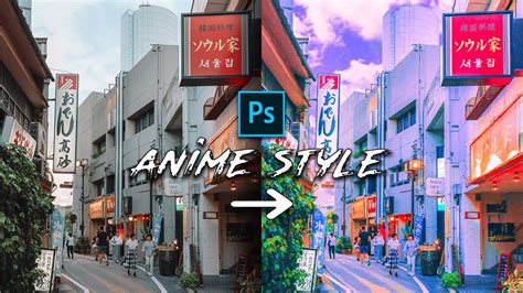 Photo Into Anime Style Effect Photoshop Tutorials 2021 Photoshop