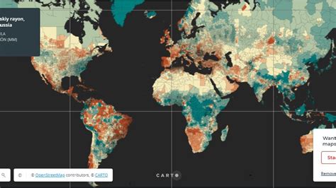 Mapa Interactivo Así Lloverá En El Mundo En 2050